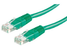 Patchcord UTP kat.5e 1.5m (zielony)