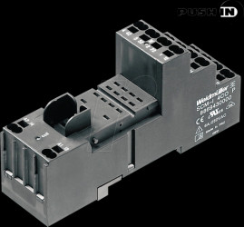 8869430000 RIDERSERIES RCM relay base for 4 changeover contacts