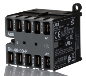 Stycznik 220 → 240 V. ABB styki: 4 4 kW 20 A Szyna DIN GJL1211203R8000 B6-40-00-F 220-240V AC