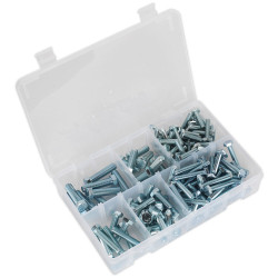 Sealey AB047UNF Setscrew Assortment 144pc 1/4&quot;-3/8&quot;UNF BS 1768