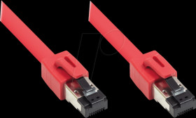 8080-150R Patch cable Cat.8.1 S/FTP, 15m, red