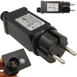 ZASILACZ DO LAMPEK CHOINKOWYCH LED, GIRLANDY 31V 12W timer 6h ON / 18h OFF