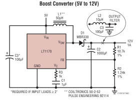 100kHz, 5A, 2.5A and 1.25A High Efficiency Switching Regulators