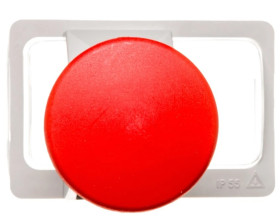 Przycisk bezpieczeństwa 40mm do obudów czerwony przez obrót GV2K011
