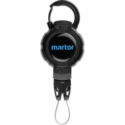 Martor 9960.06 Tool Retractor: Kevlar Cord 90cm Belt Karabiner