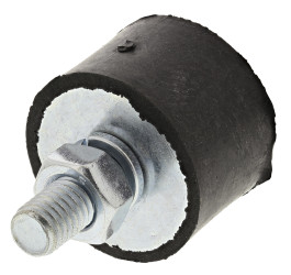 Podstawka antywibracyjna M8 średnica 30mm wysokość całkowita 40mm Cylinder męski-żeński