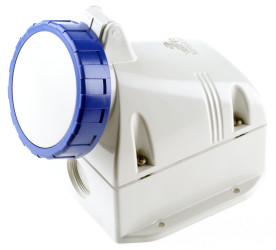 Złącze przemysłowe - zasilające 32A Gniazdo 230 V 2P + E Żeński Scame Niebieski Montaż ścienny, IP67