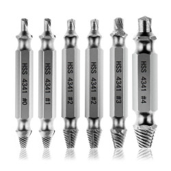 REBITY do wykręcania urwanych śrub, wkrętów HSS4341 Zestaw 6szt.