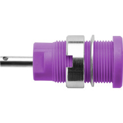 Sch&#xFC;tzinger DI SEB 6525 Ni/PVI Safety Socket Violet 1pc