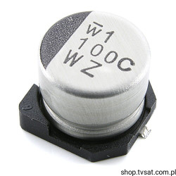 UUR2A100MNL1GS Cap. 10uF 100V Electrolytic SMD HICON