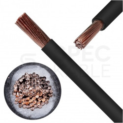 Kabel instalacyjny LgY / H07V-K 6mm2 jednożyłowy czarny 450/750V giętki linka Prysmian