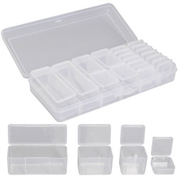 Quadrios 23SA085 Assortment Box Transparent Lockable 1 Compartment