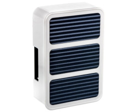 Dzwonek elektromechaniczny dwutonowy 85dB 230V AC biało/niebieski 103 BIA/NIE SUB10000333