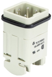 Wkładka złącza męskiego 73.310.0453.0 Wieland Electric Łączna ilość styków 4 10 szt.