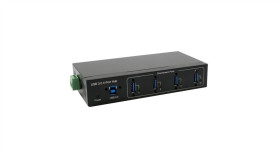Exsys Ex-11224Hmvs 4-Portowy Metalowy Hub Usb 3.2 Gen 1 Z Chipsetem Via Vl811