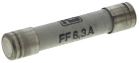 Bezpiecznik 6.3A 6.3 x 32mmFF 600V ac RS PRO