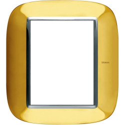 AXOLUTE Ramka owalna 3+3-modułowa złoty połysk HB4826OR