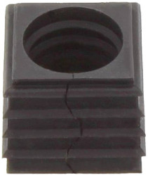 CONTA-CLIP 28608.4 Element uszczelniający KDS-DE 14-15 BK, (D x S x W) 20.3 x 20.3 x 17.7 mm, termoplastyczny elastomer,