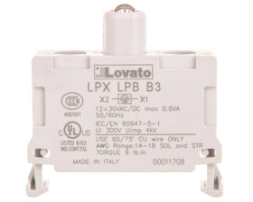 Oprawka z LED zielona 12-30V AC/DC LPXLPBB3