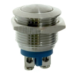 Przycisk GQ16B-10/S OFF-(ON) metal.stalowy/16mm/śrub/2A/36VDC