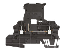 Złączka szynowa bezpiecznikowa Weidmuller poziomy: Pojedynczy 26 → 12AWGŚruba W raster: 5.08mm 6.3A 500 V