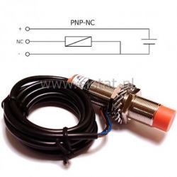 Czujnik pojem. CM18-3008PB NC PNP