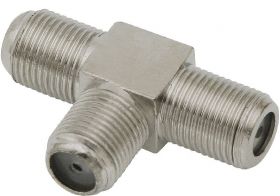 Rozgałęziacz gniazda typu F na dwa gniazda typu F (trójnik)