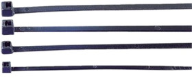 Cable tie, PA, (L x W) 100 x 2.45 mm, bundle-Ø 22 mm, black, -40 to 85 °C, 138-00000