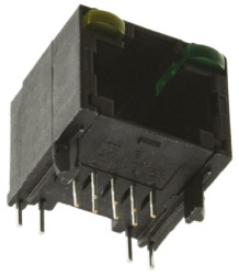 Złącze RJ45 Żeński Złącze RJ45 Przewlekany Cat5 TE Connectivity, 90°, 8P8C-żyłowe