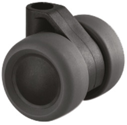 Koło samonastawne średnica kabla 40mm Otwór nieprzelotowy Tente 40kg wysokość całkowita 47mm