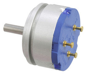 Potencjometr 5kΩ typ Obrotowy Bourns średnica wału 3,18 mm 1W długość wału 12.7mm średnica 22.23mm Montaż tylny