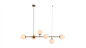 Lampa Wisząca Alisa Białe Kulki Lp-005/6P Light Prestige