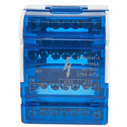 Blok rozdzielczy modułowy 4x7 zacisków 125A 500V VCX