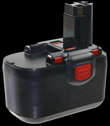 Replacement battery for BOSCH devices, 24 V, NiMH
