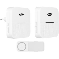 REV 82650103 Wireless Door Chime Set Easy Install 1 Piece