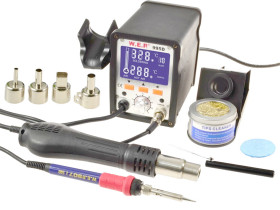 Stacja lutownicza WEP 995D Hotair + grotówka 75W