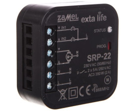 RADIOWY STEROWNIK ROLET DOPUSZKOWY DWUKIERUNKOWY TYP: SRP-22