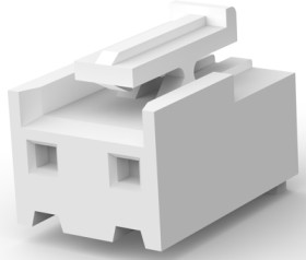 Socket header, 2 pole, pitch 5.08 mm, straight, natural, 1744036-2