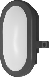 OSRAM HOMELIGHTING LED Bulkhead 6W 4000K Black Lampa ścienna LED