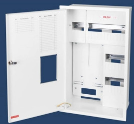 Szafka licznikowa podtynkowa 1-licznikowa 3-fazowy 25 modułów plombowana IP30 RW-25P Z O/E