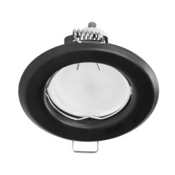 SUTRI RC ramka dekoracyjna oprawy punktowej, MR16/GU10 max 50W, okrągła, stała, czarna,AD-OD-6175/B