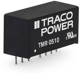 Przetwornica DC/DC TMR, 2 W, SIL TracoPower TMR 0512 In 4.5-9V/DC Out 12V/DC 167mA