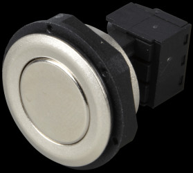 1241.2802 Pushbutton, die-cast, screw connection, 1-pin