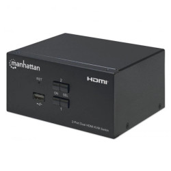 Przełącznik KVM HDMI/USB 2x1 Dual-Monitor Video 4K*30Hz