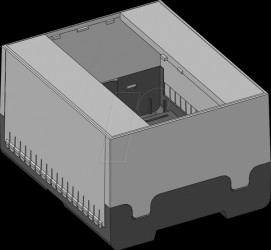 449-460-65 Empty housing DB6-FMH, 90 x 107 x 63 mm