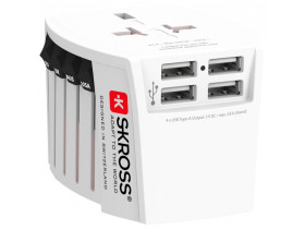 MUV USB, white - suitable for unearthed units (2-pin)