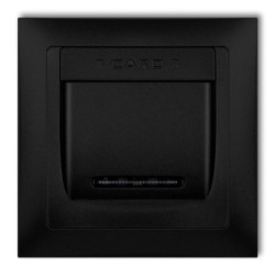 DECO Łącznik hotelowy DECO Soft czarny mat 12DSHSO-1