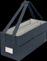 64440089 Laptop/notebook bag, hot desking, 18", grey