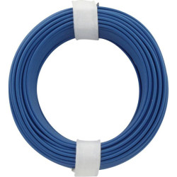 Donau 118-2 Elektronik Wire Blue 1x0.14mm&#xB2; Plastic Insulated 10m