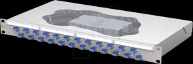 1504597424-E OpDAT 19", 1U fiber optic patch panel, 24x LC-D, OS2